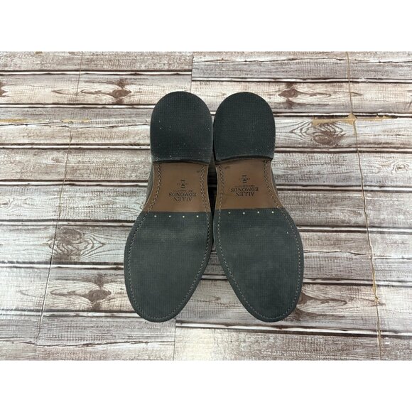 Allen Edmonds "TREVOR" Pebble Toe Derby Dress Shoe sz 9 D color Black Brand new - Picture 6 of 9